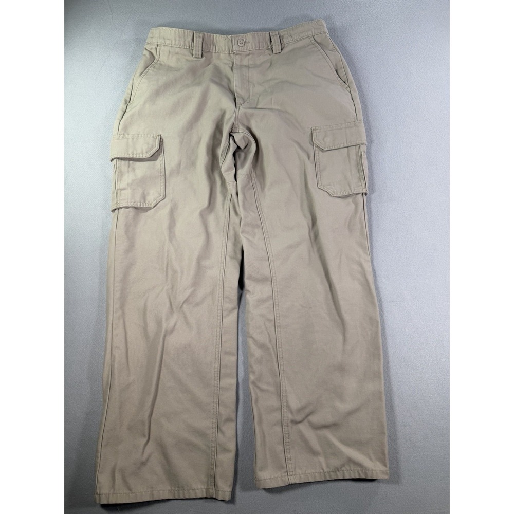 Dickies WP80 Men's 36x32 Khaki Relaxed Fit Cargo Work Pants Straight Leg